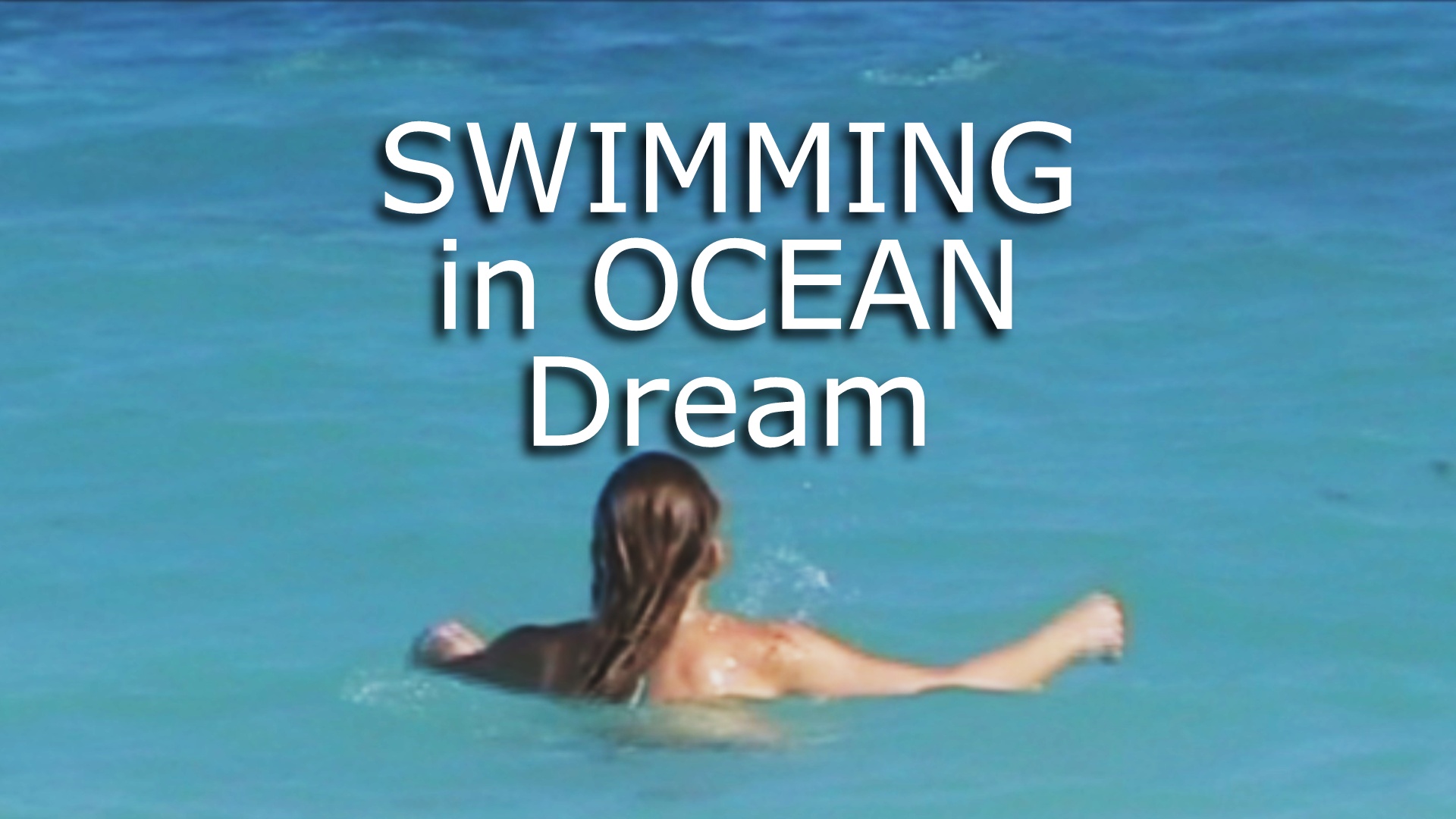 dream of swimming in deep ocean