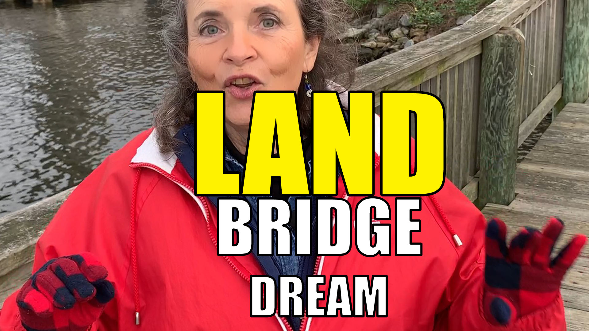 What does land mean in a bridge dream?
